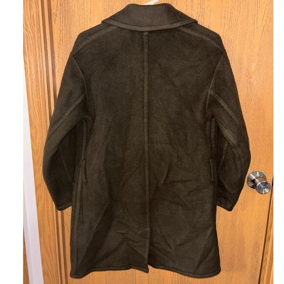 Vince women’s Patch Pocket Wool Coat dark pine green (XS) PLEASE READ - Picture 5 of 6